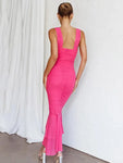 Ruched Bodycon Maxi Dress