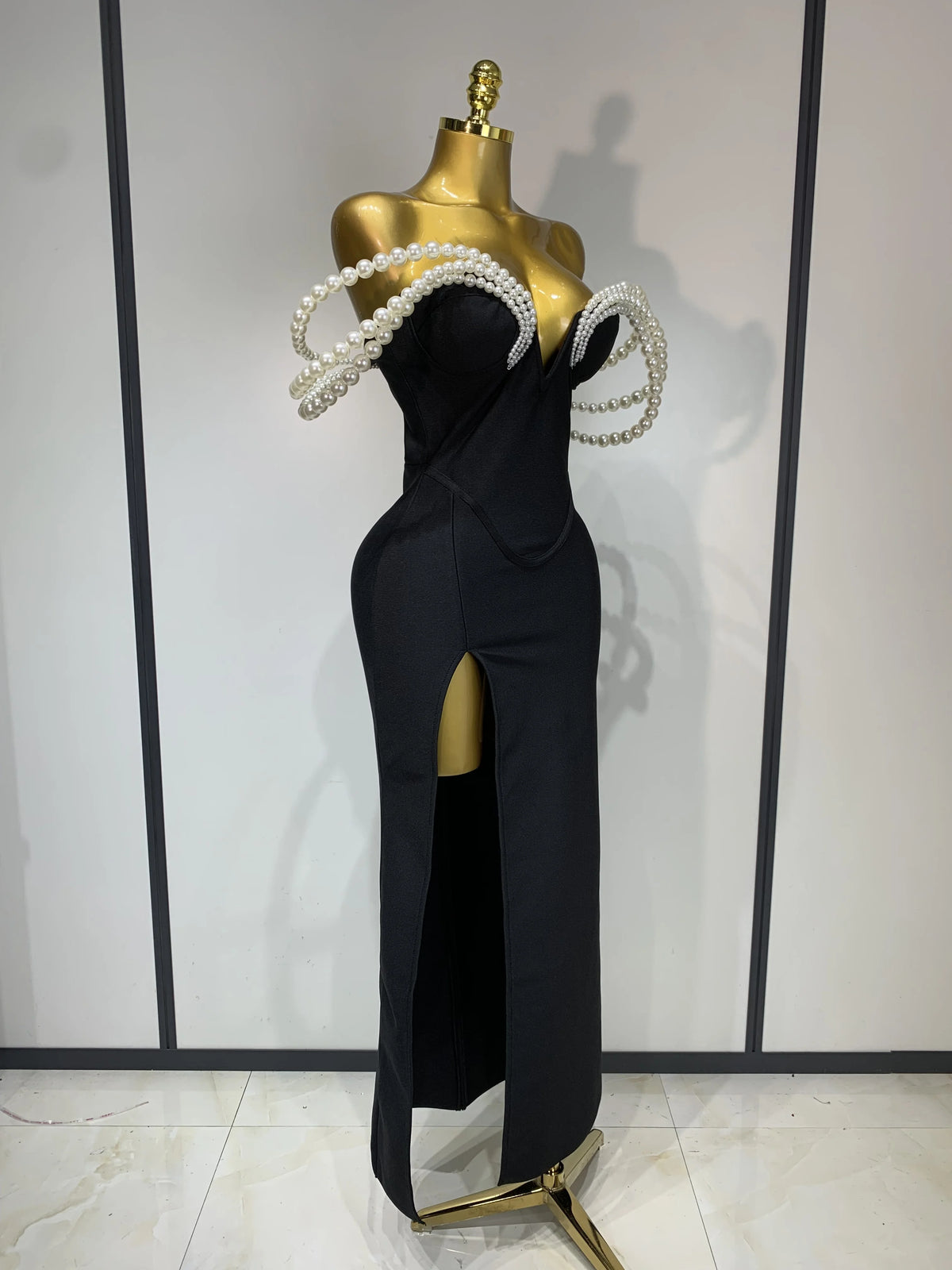 Designer Pearls Bodycon Dress