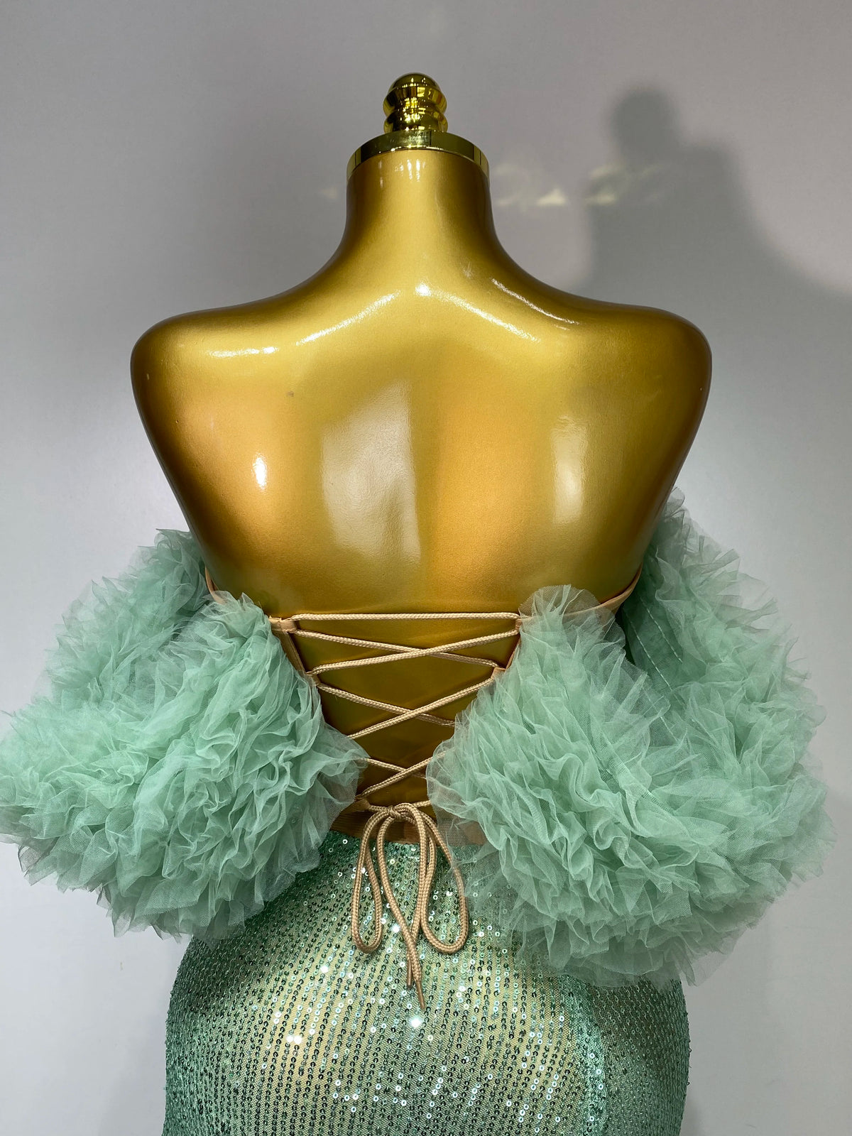 Fluffy Two Piece Skirt Set