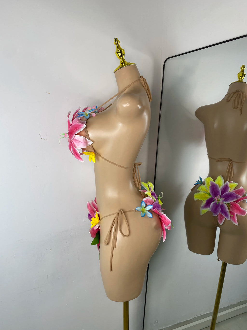 Tropical Flower Two Piece Bikini