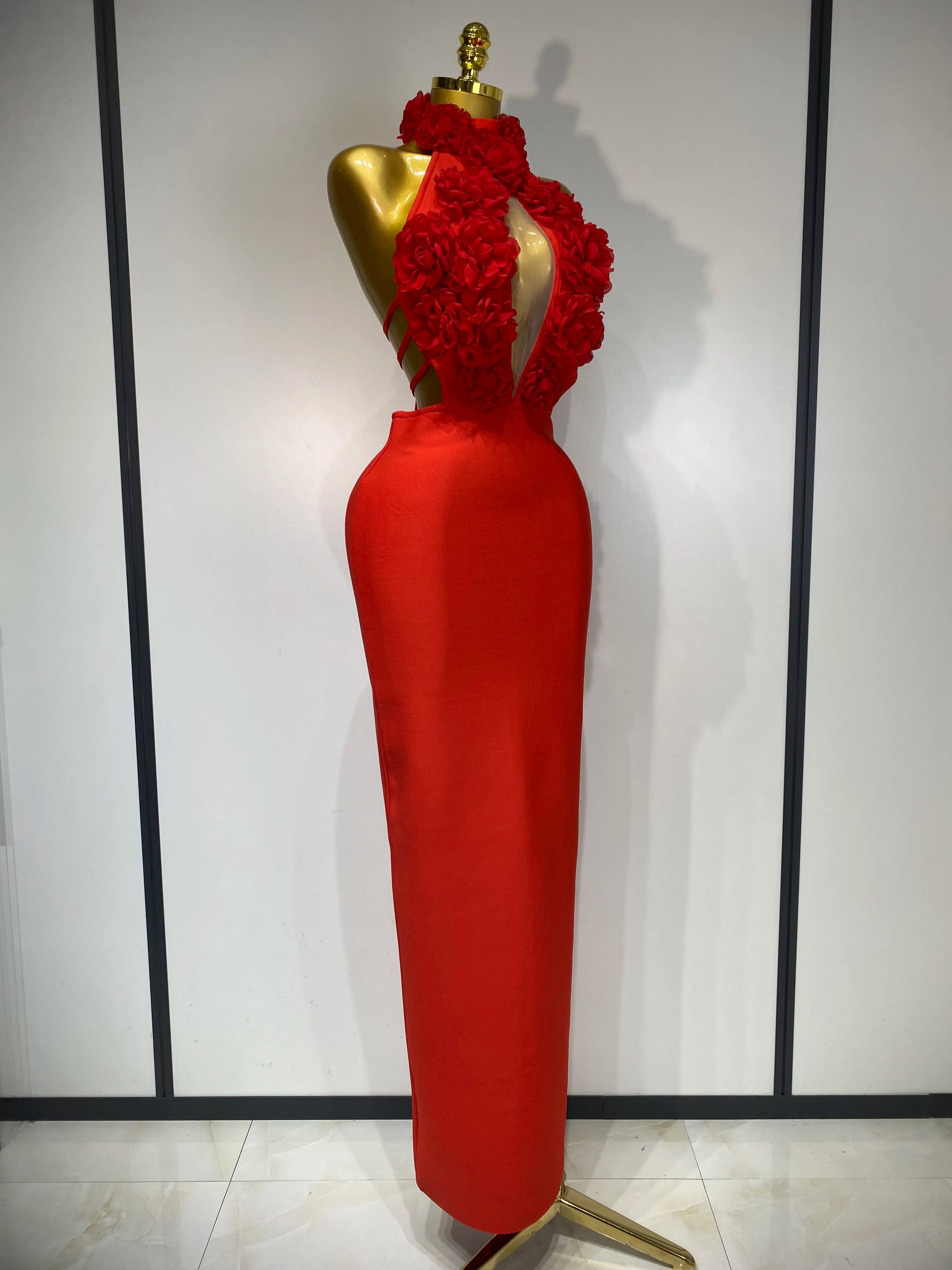 Roses Halter Dress