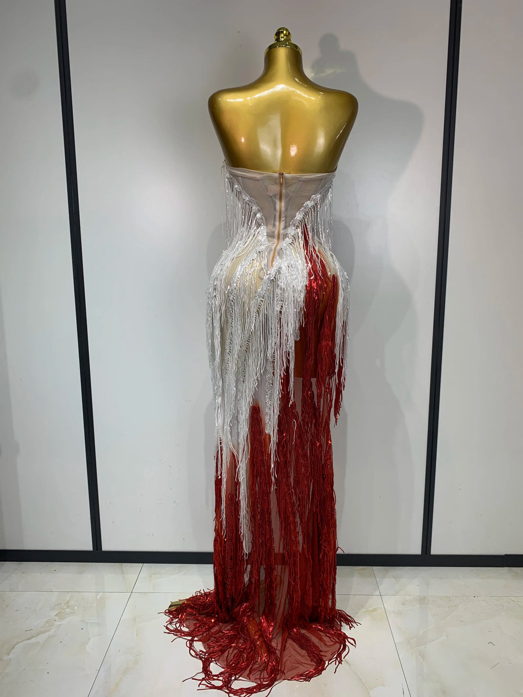 Fire Quartz Pearl Dress
