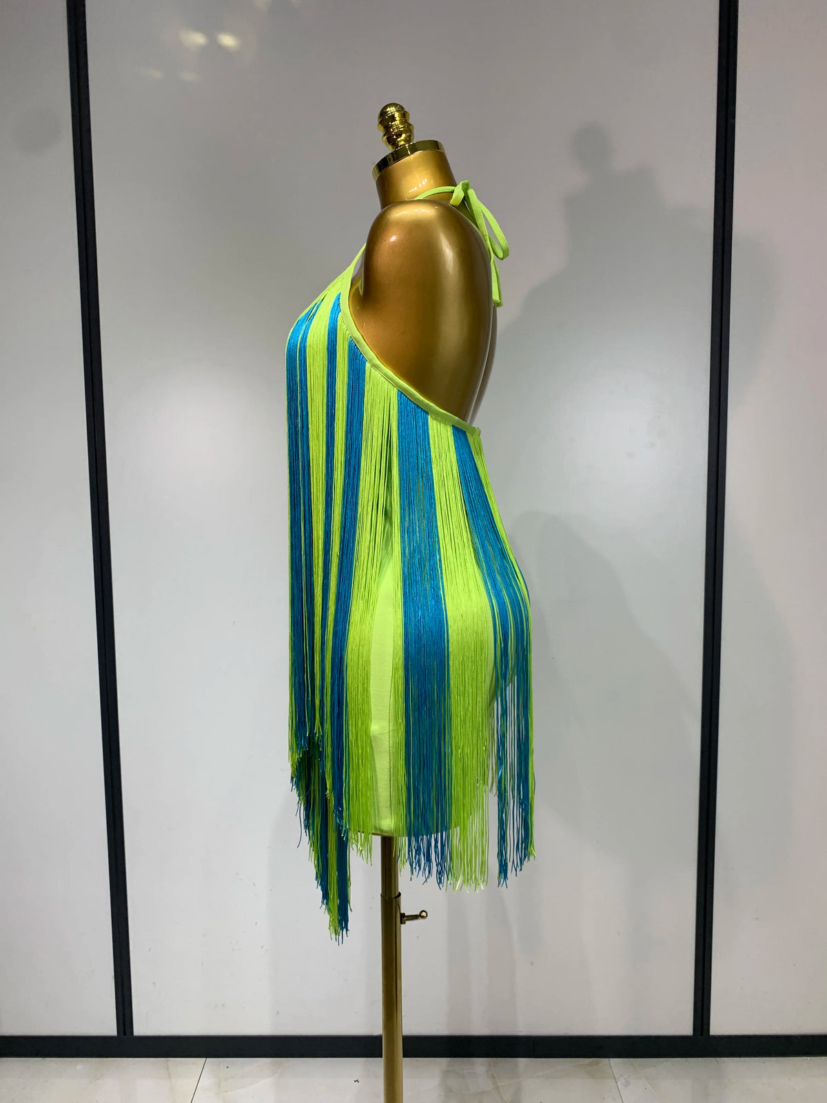 Seraphina Halter Fringe Dress