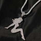 Sexy Lady Iced Out Chain