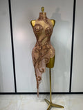 Champagne Swirls Dress