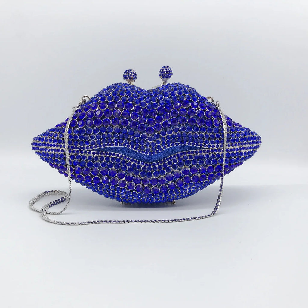 Lips Crystal Clutch
