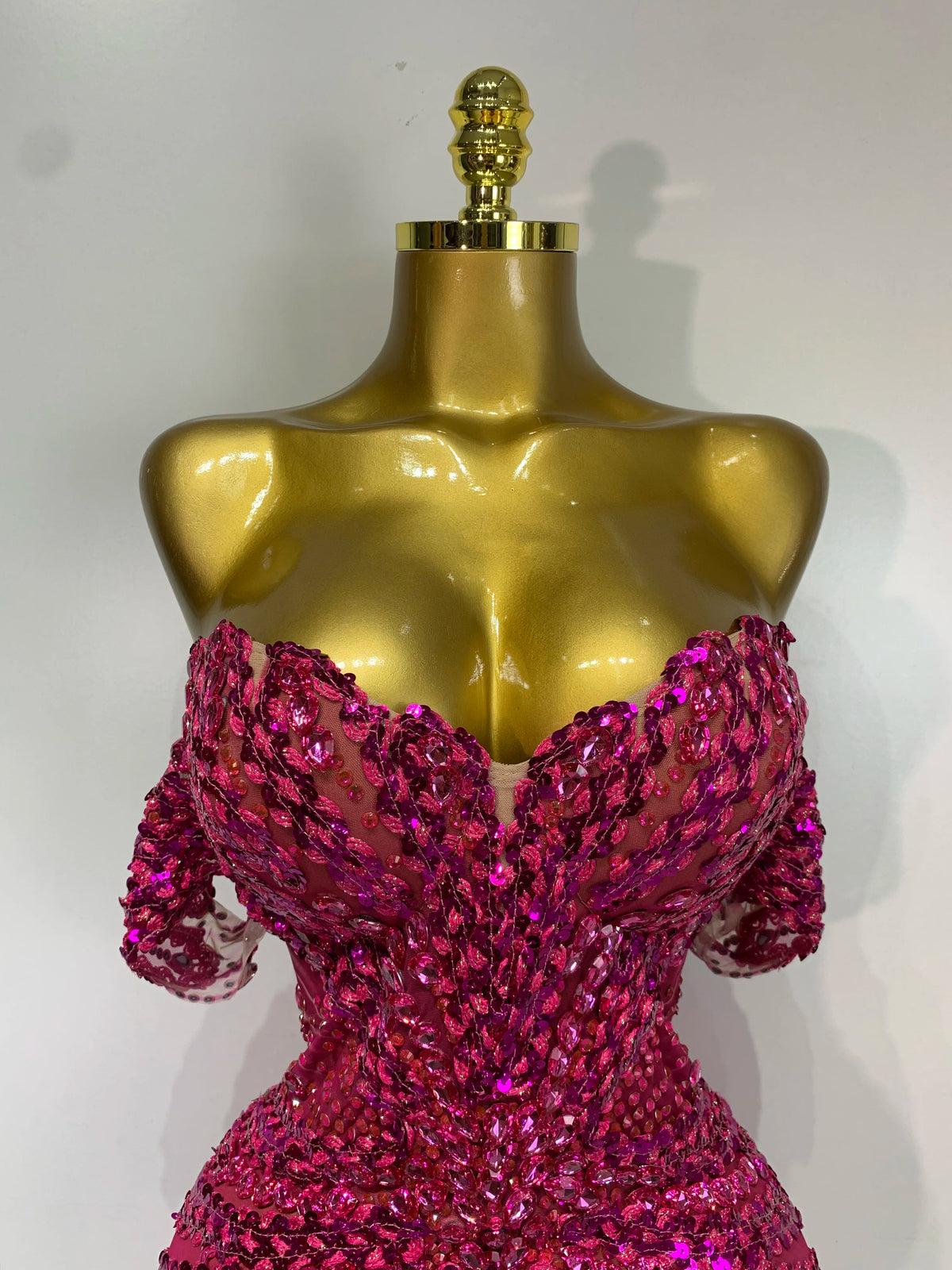 Pink Bombshell Sequin Dress