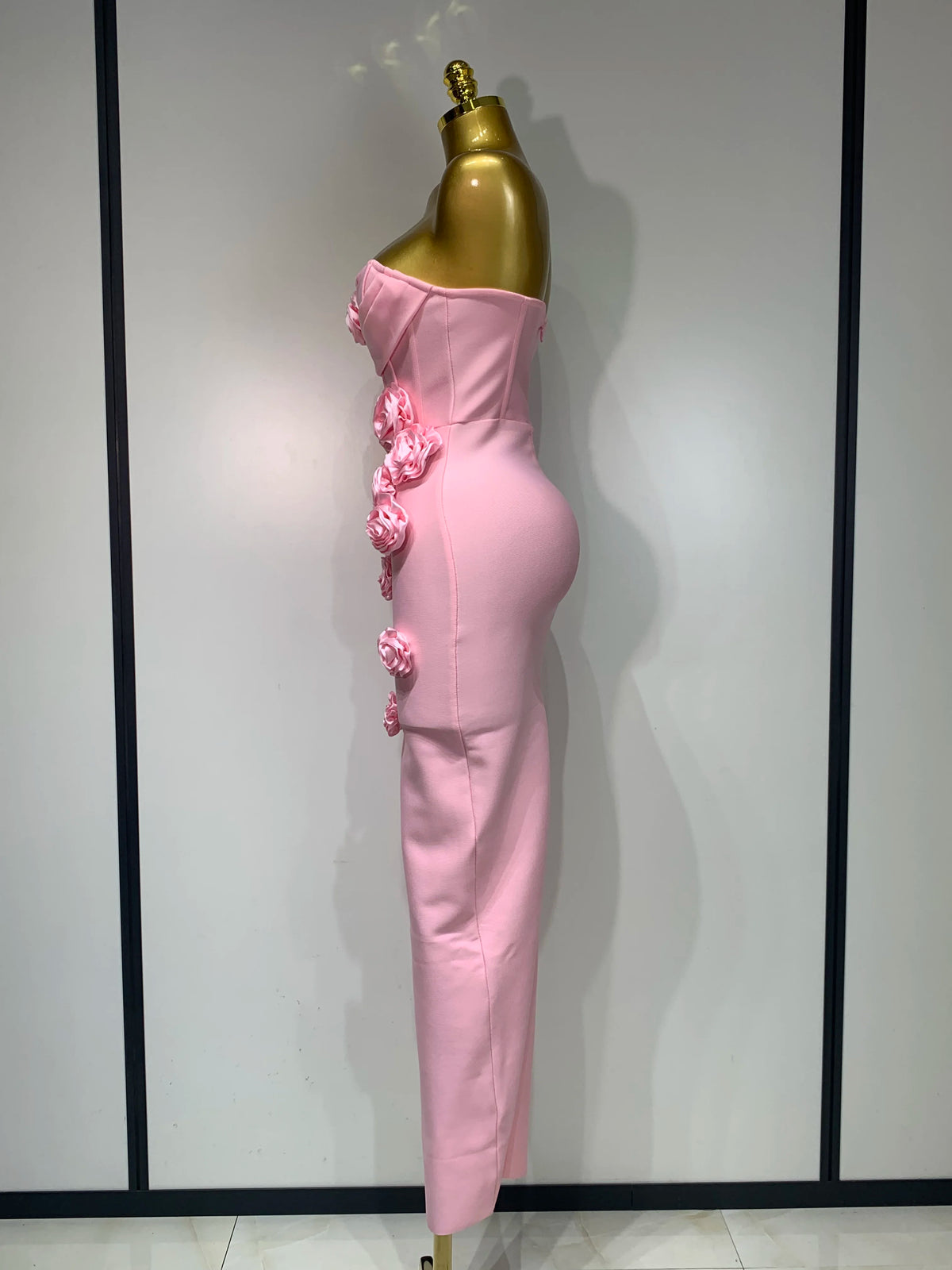 Rose Corset Tube Dress