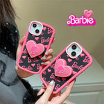 Barbie Pink Heart Phone Case