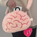 Love Brain Plush Hat & Crossbody Bag