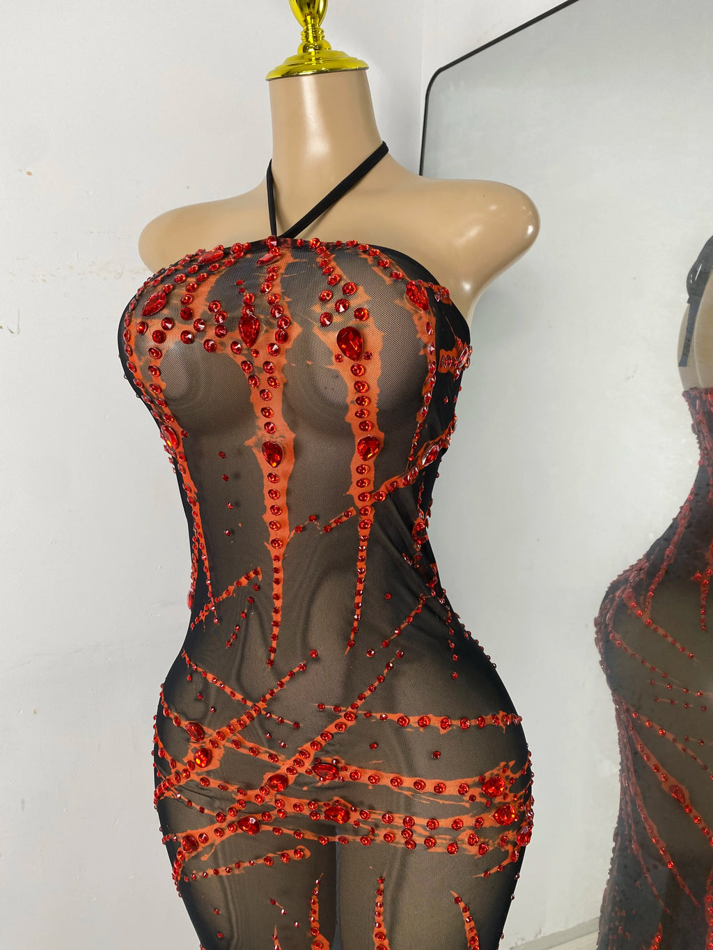 Lava Halter Dress