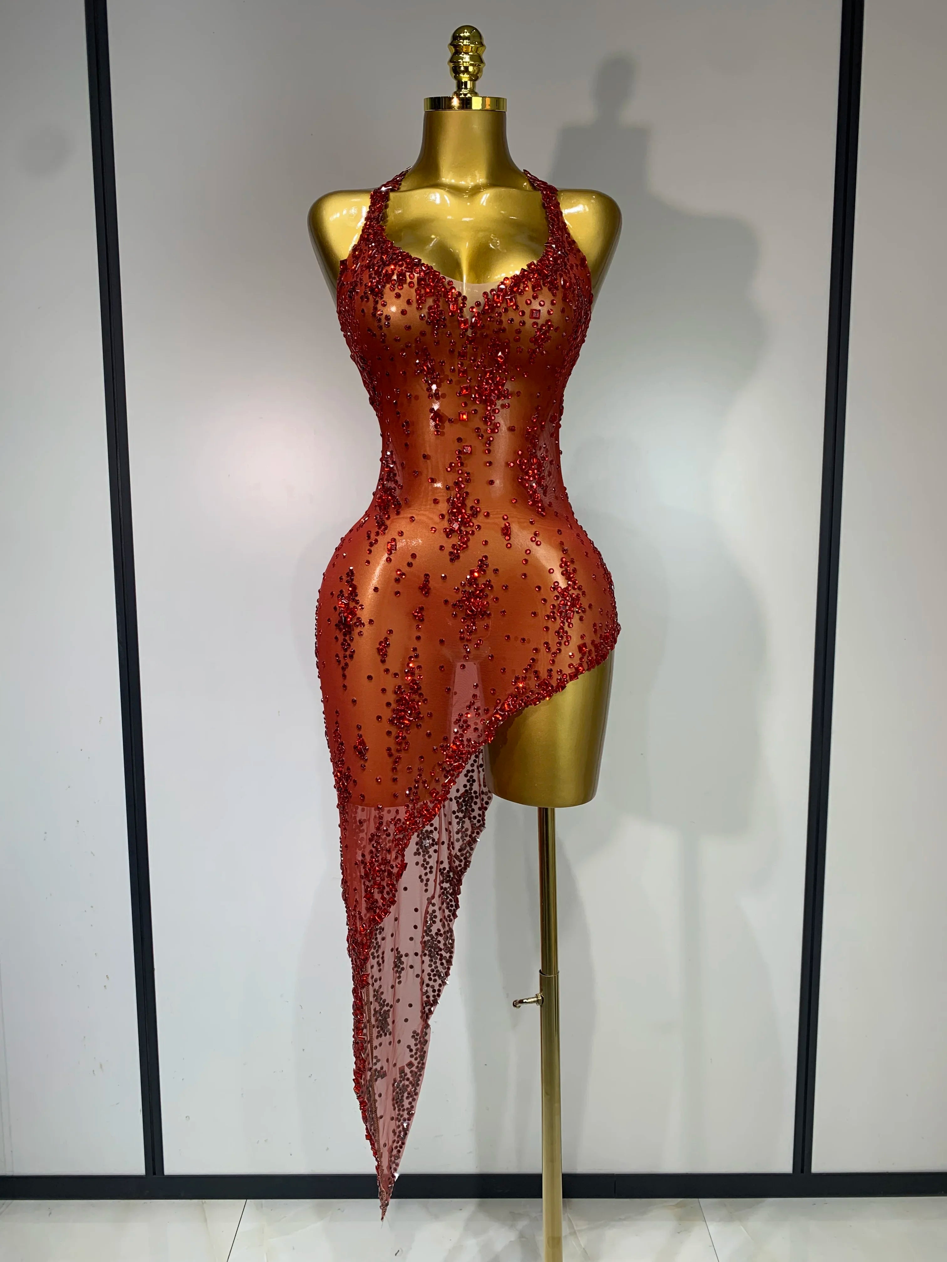Sparkly Crystal Diamond Dress