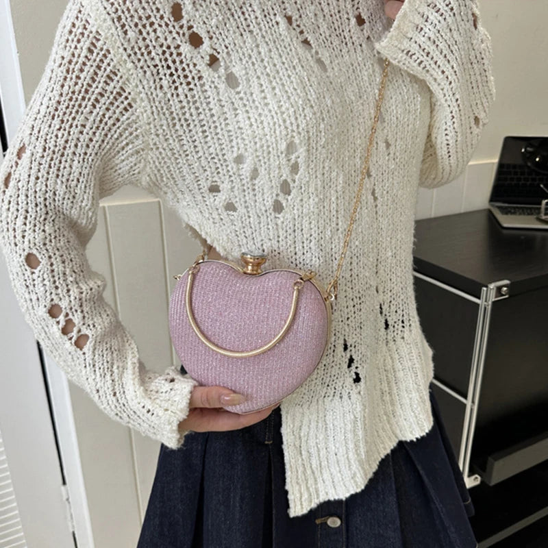 Heart Sparkle Clutch