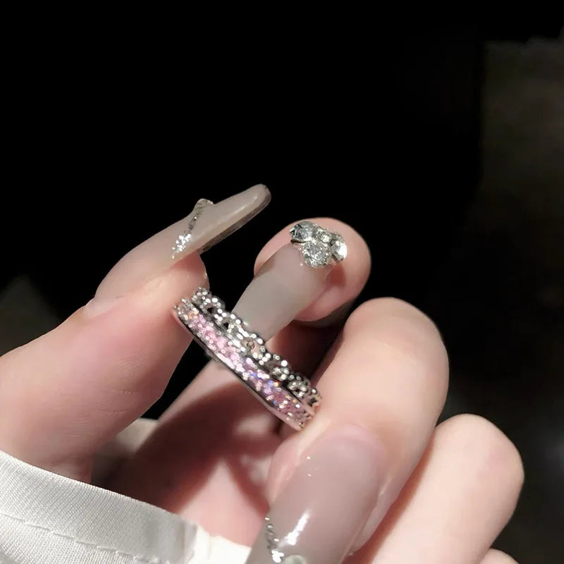 Romantic Lovely Pink Bow Ring