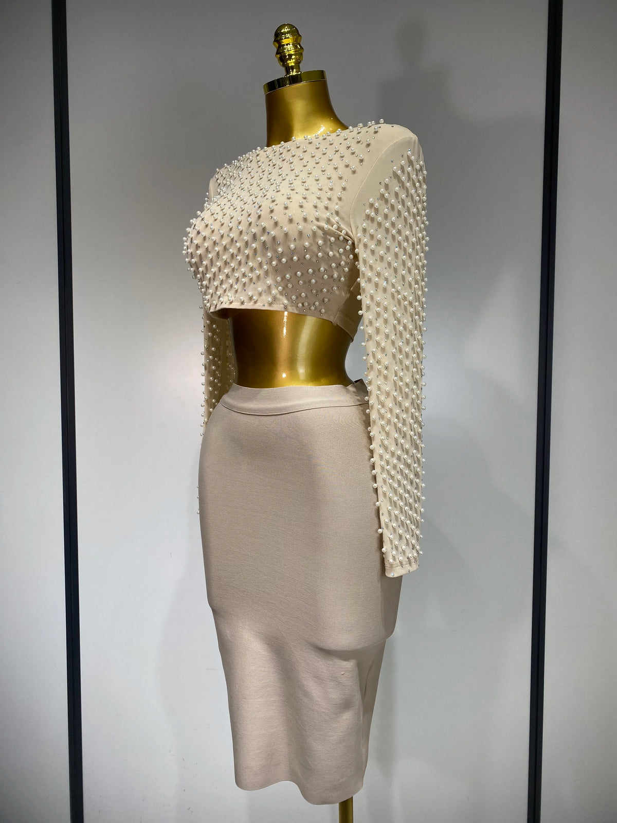 Precious Pearl Two Piece Skirt Set
