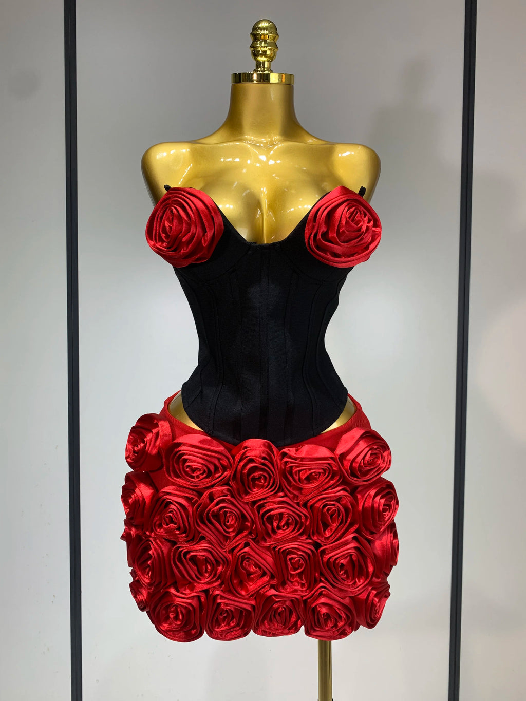 Rose Flower Two Piece Set