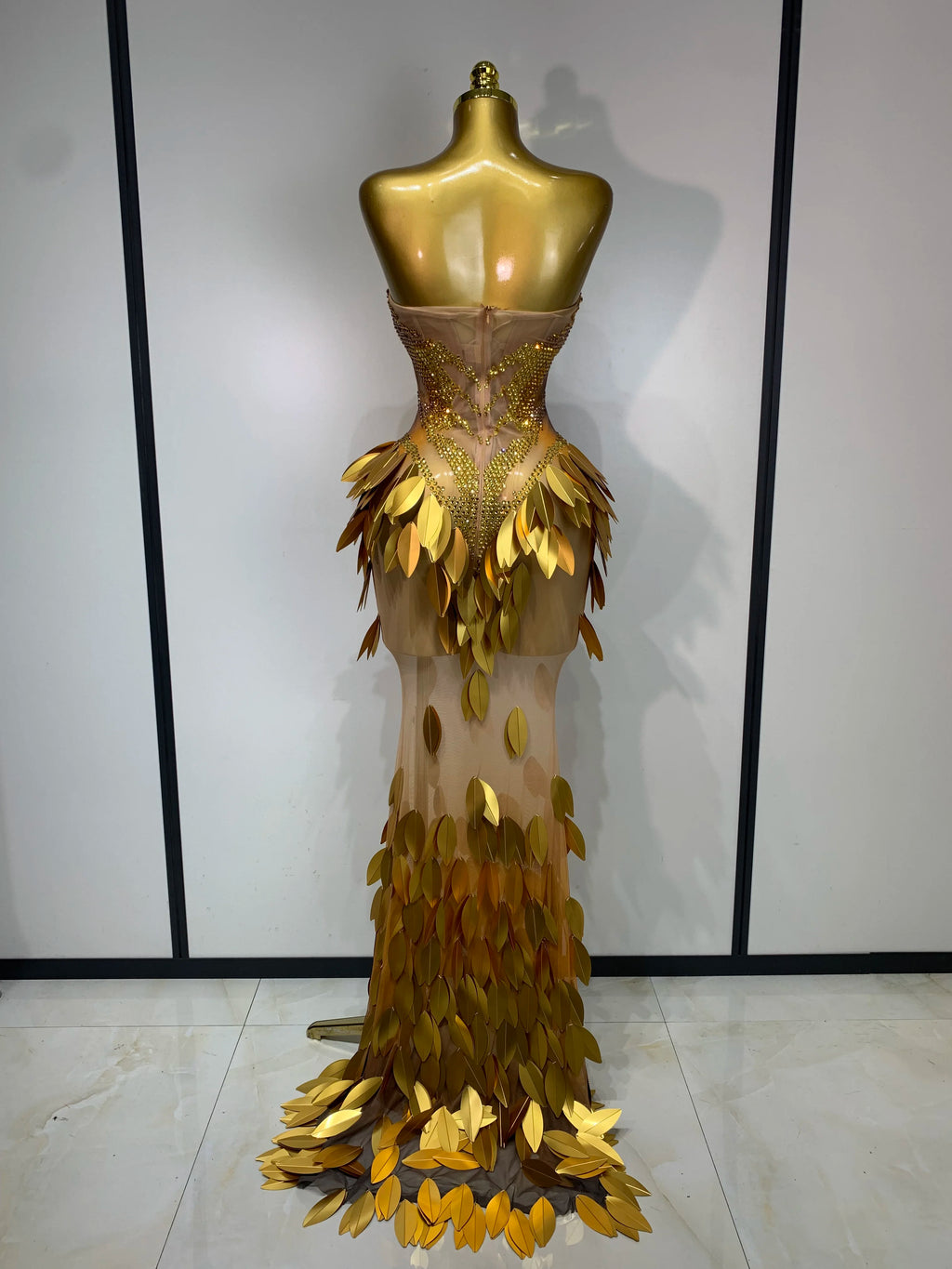 Gold Bird Dress