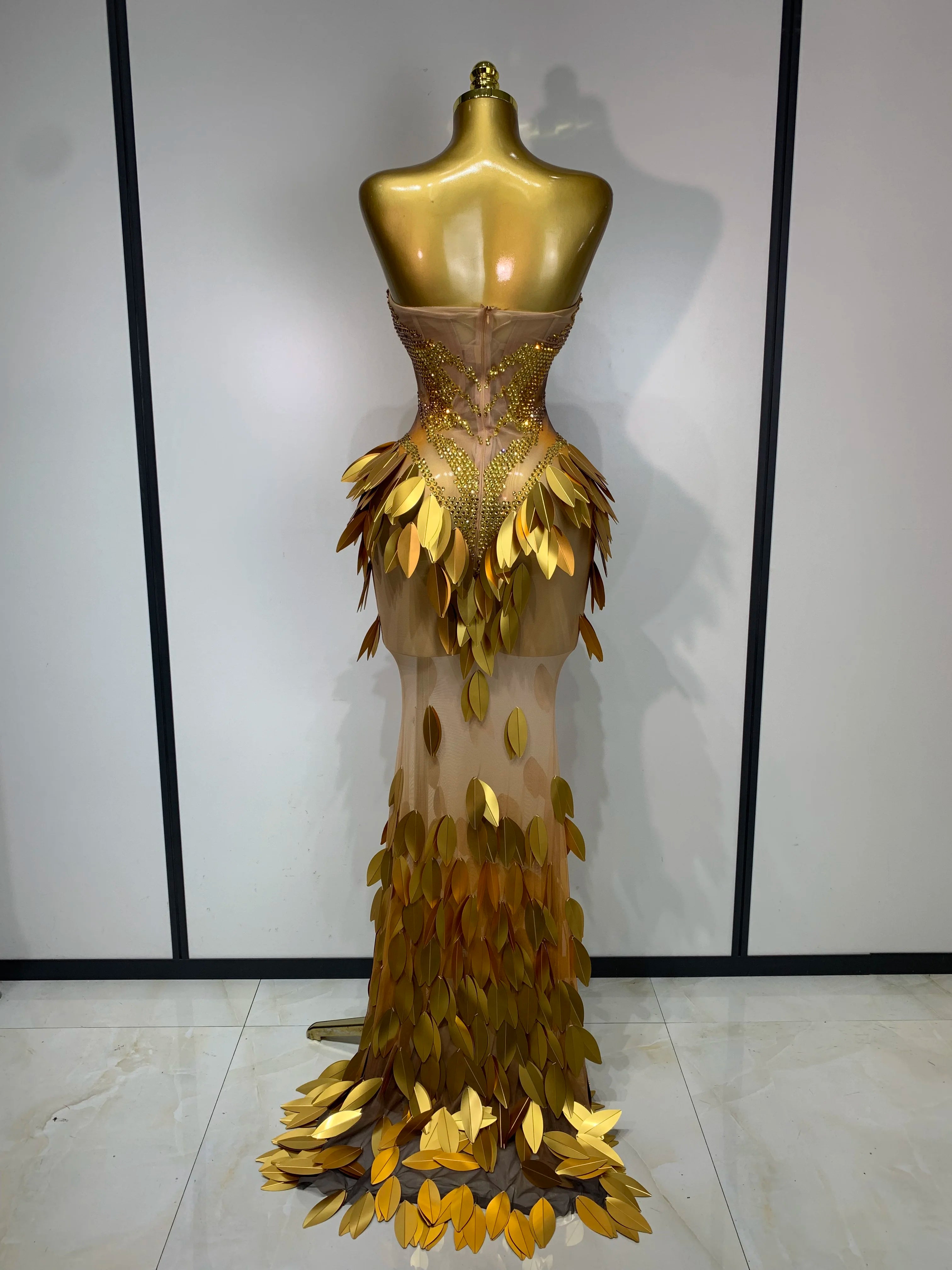 Gold Bird Dress