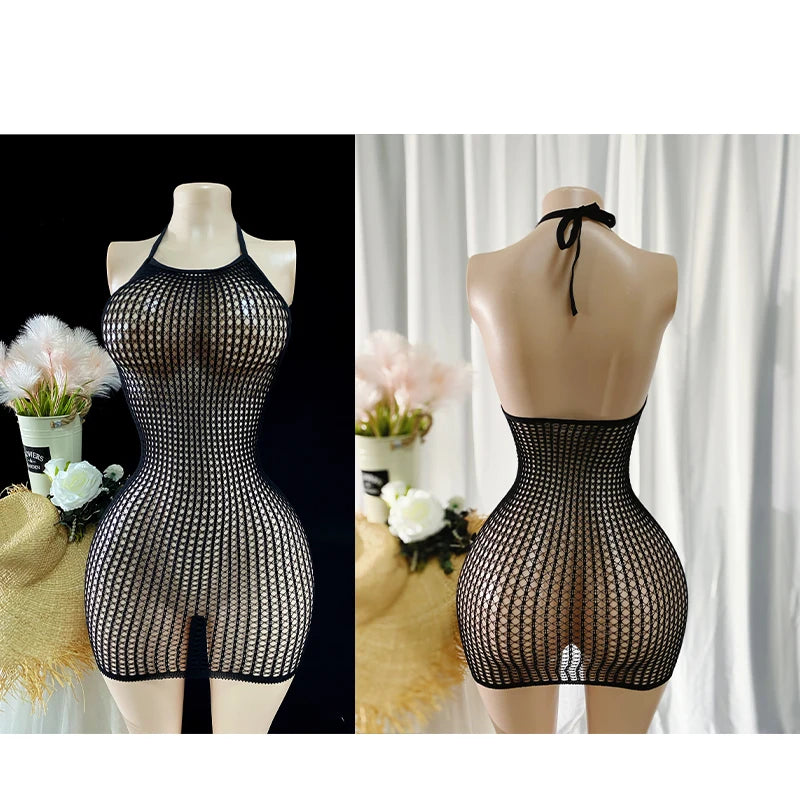 Fishnet Cover Up Dress