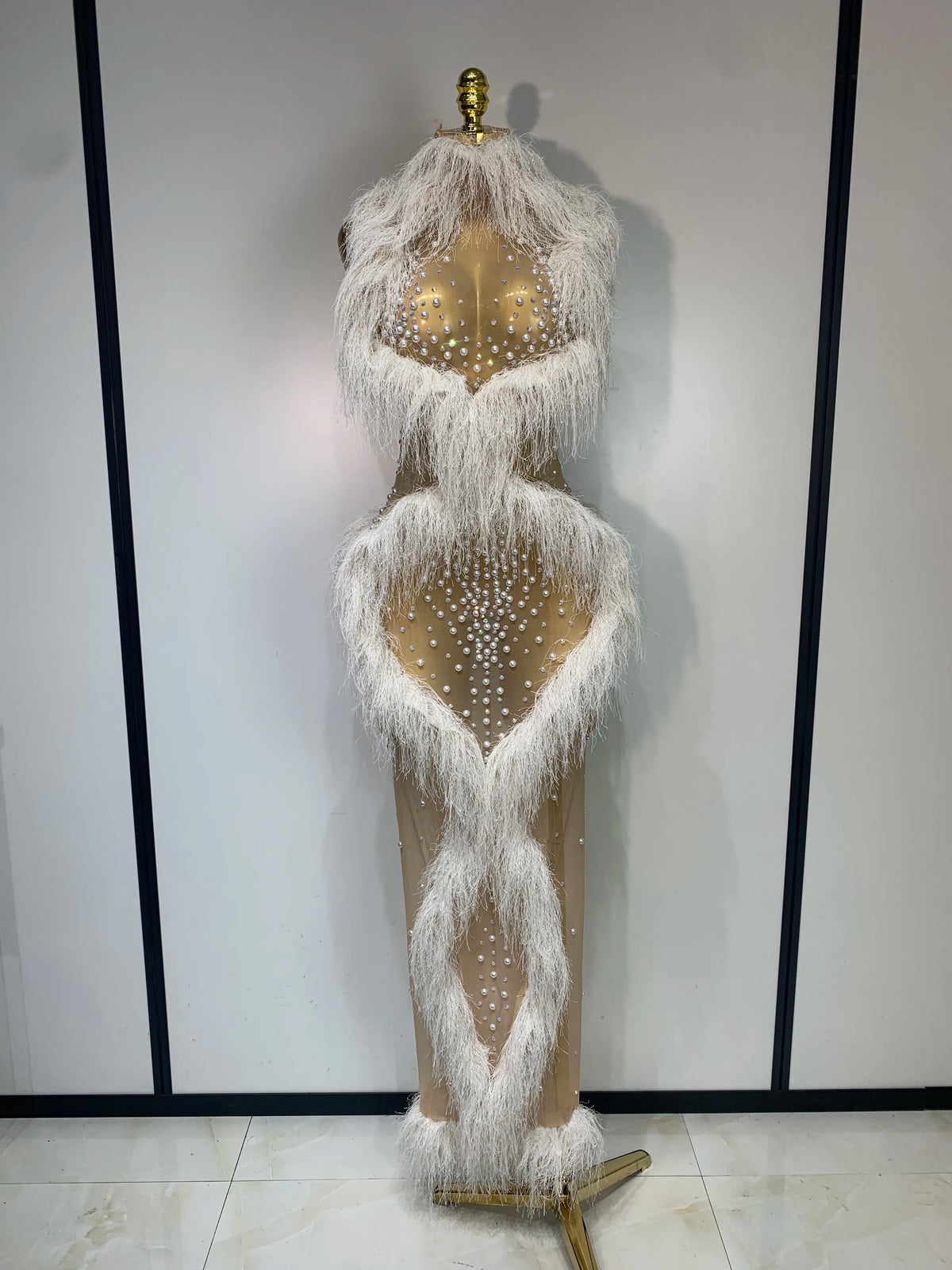 Yeti Winter Mesh Dress