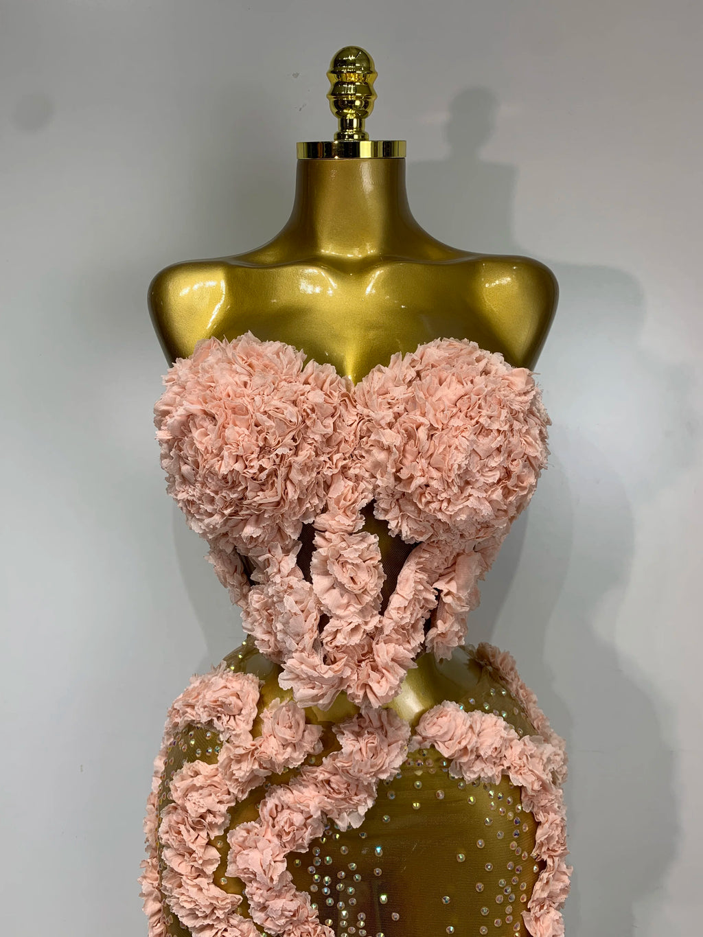 Flower Sheer Two Pieces Set