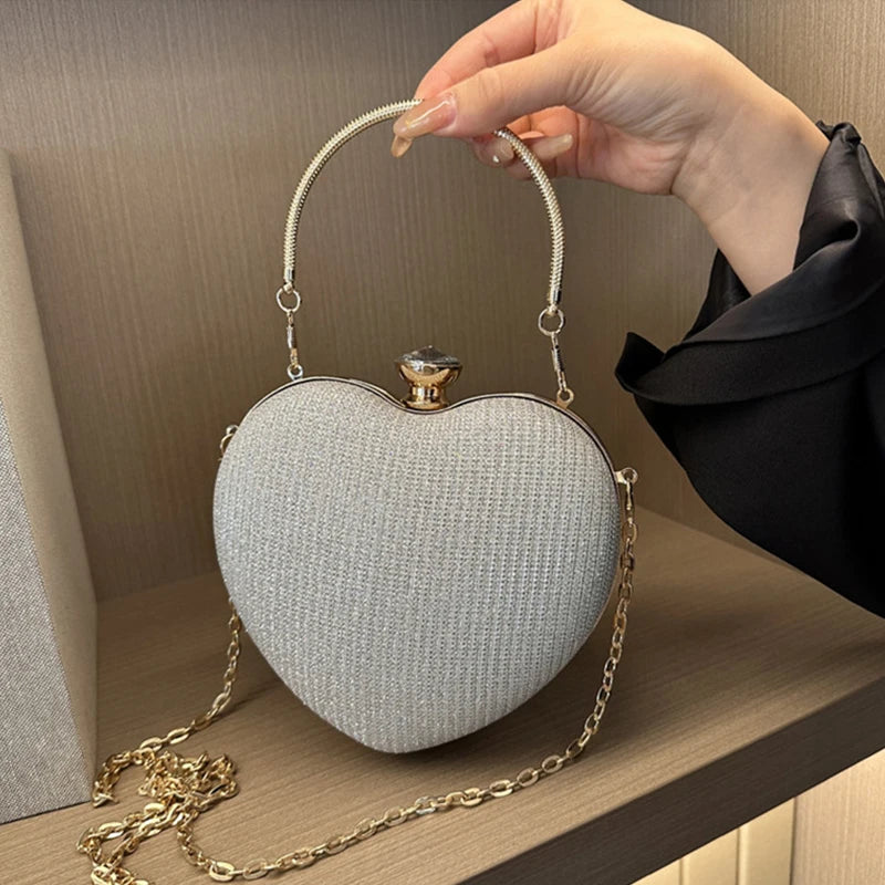 Heart Sparkle Clutch