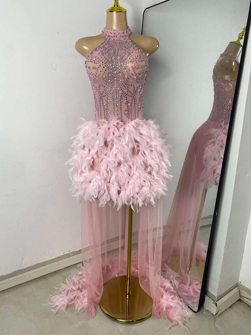 I'm Blushing Mesh Dress