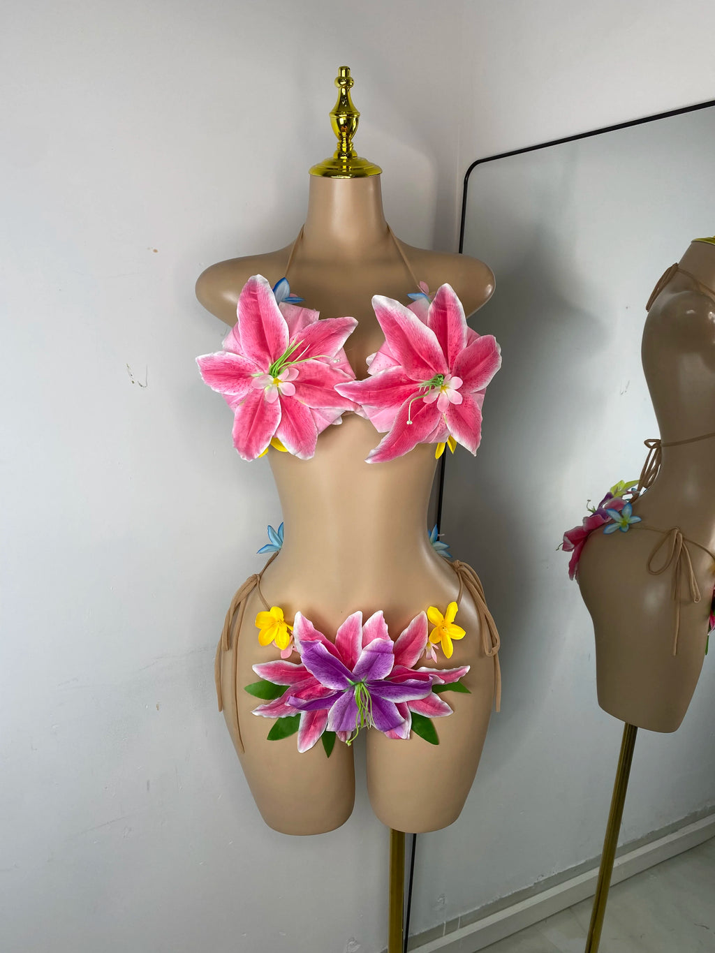 Tropical Flower Two Piece Bikini