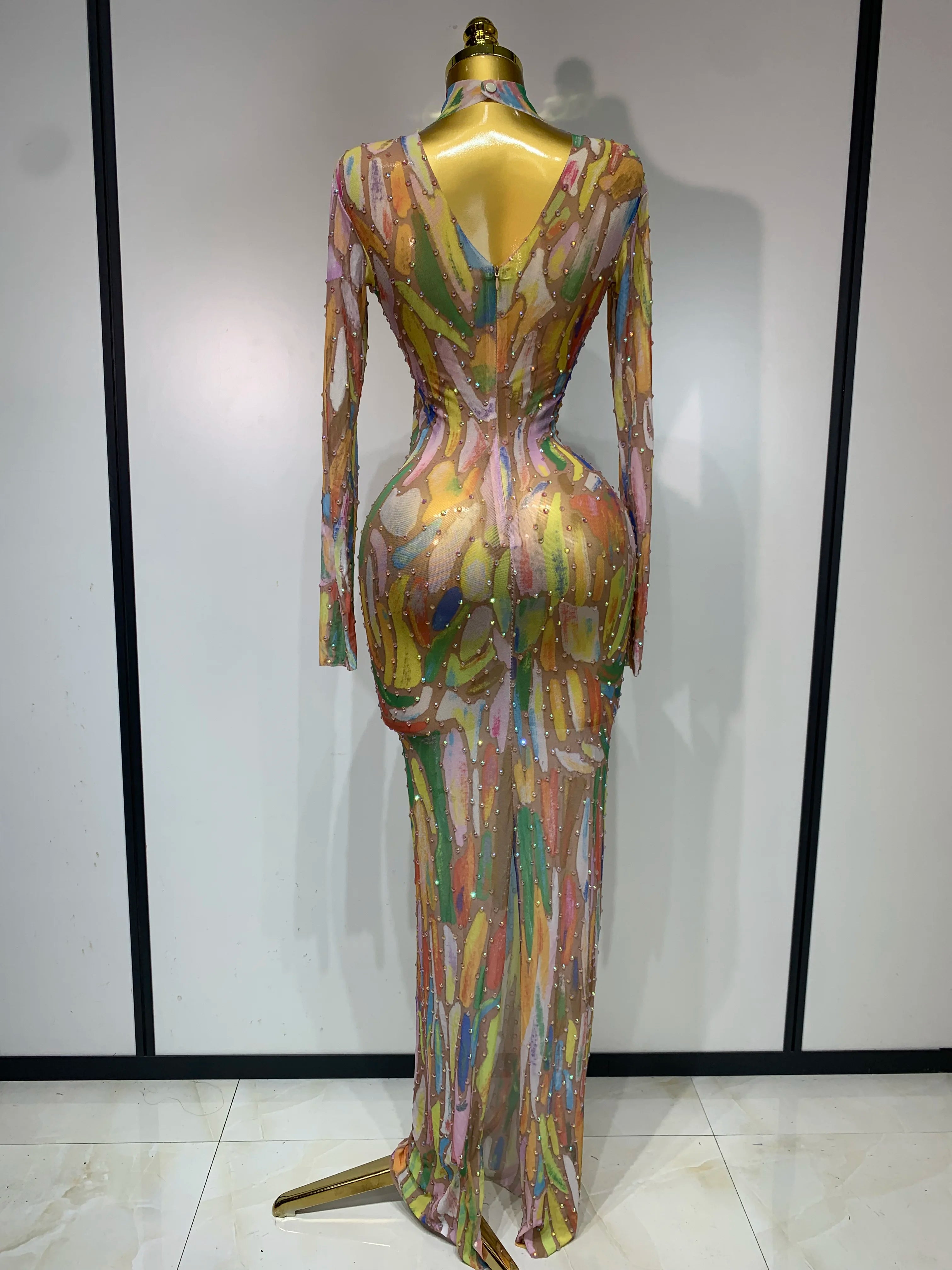 A Piece Of Art Mesh Dress