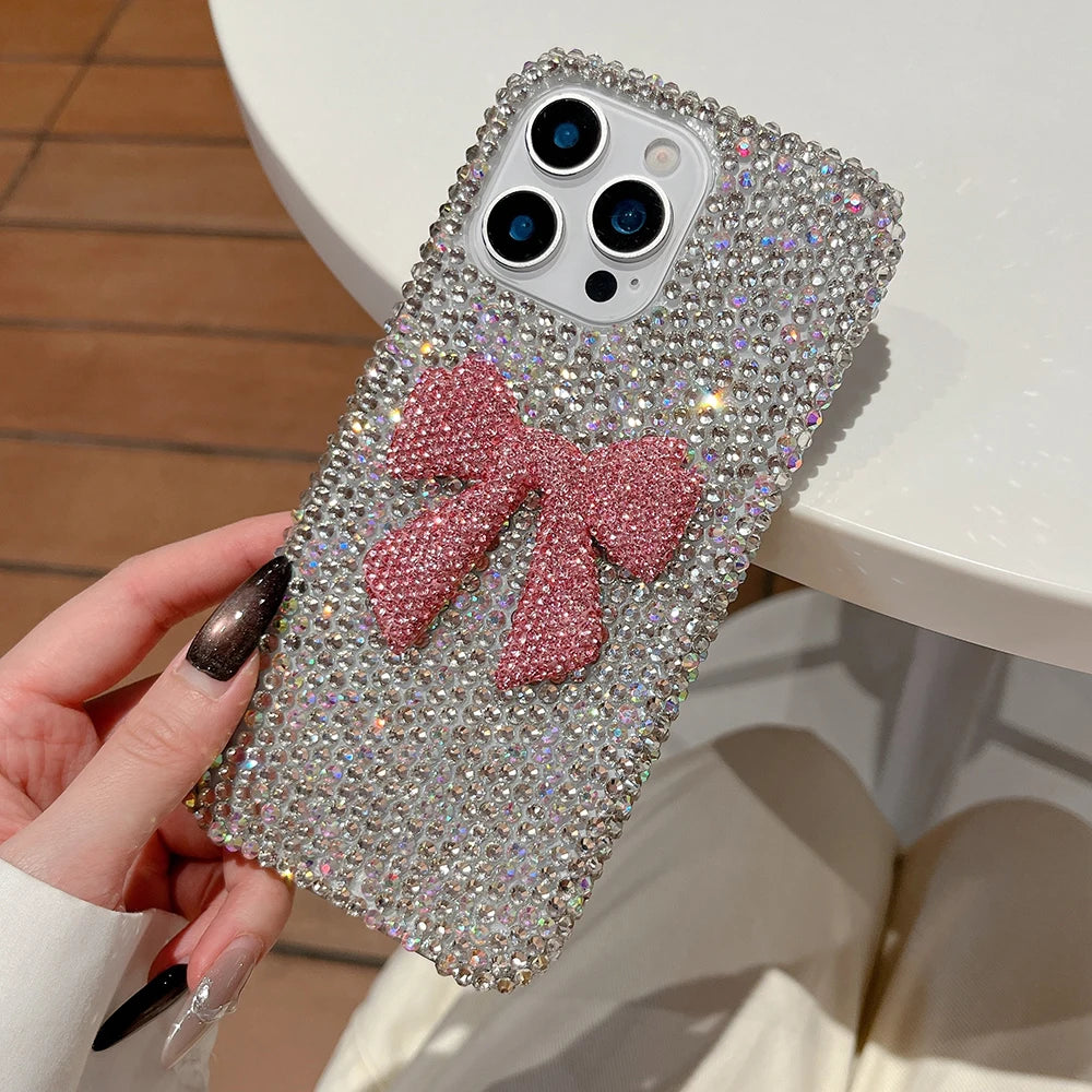 Diamond Crystal Bow Phone Case