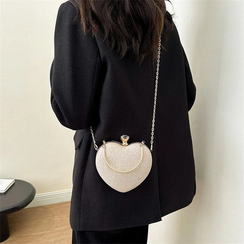 Heart Sparkle Clutch