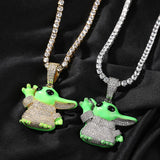 Yoda Iced Out Tennis Chain