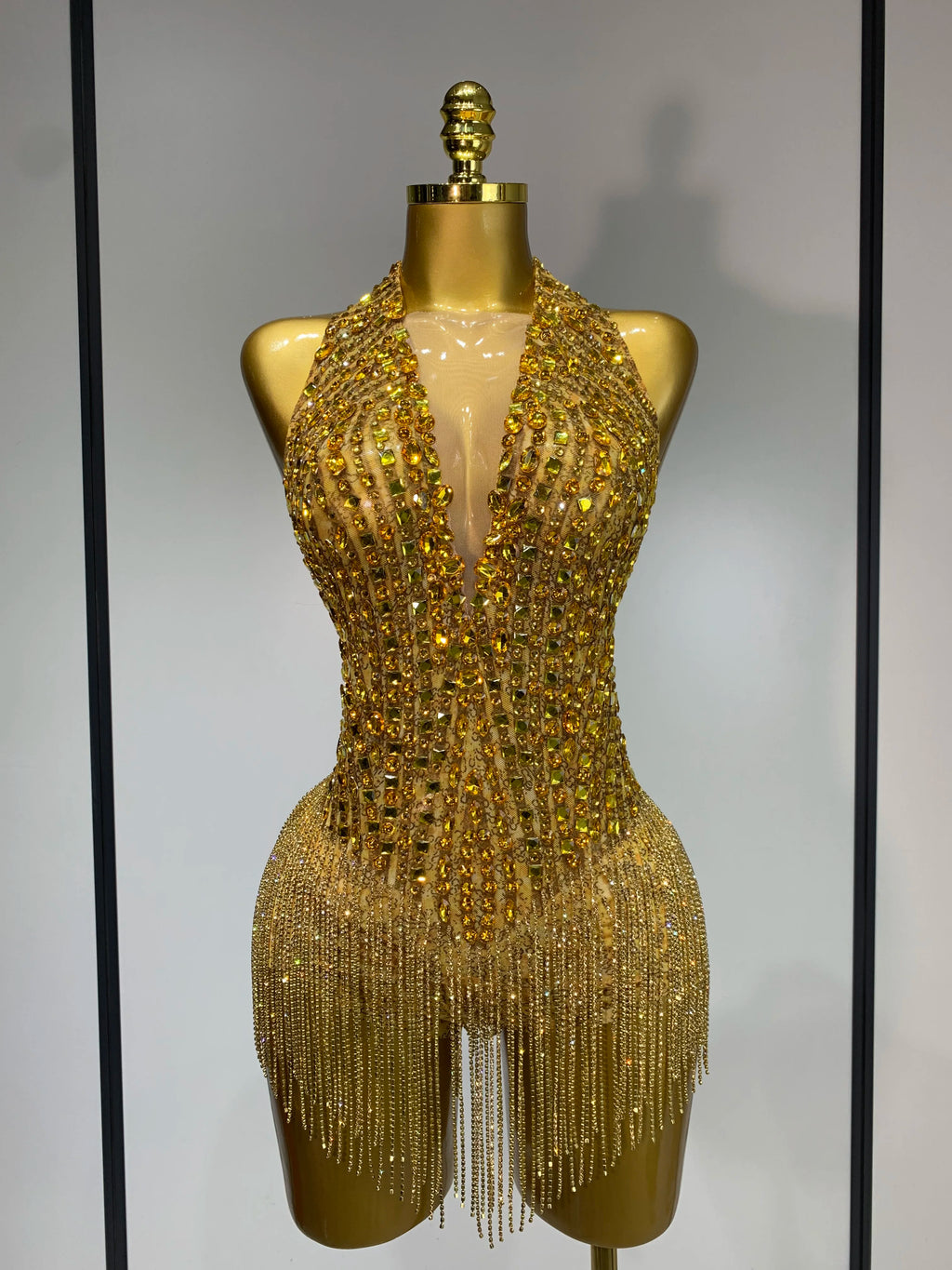 Golden Sun Bodysuit Dress