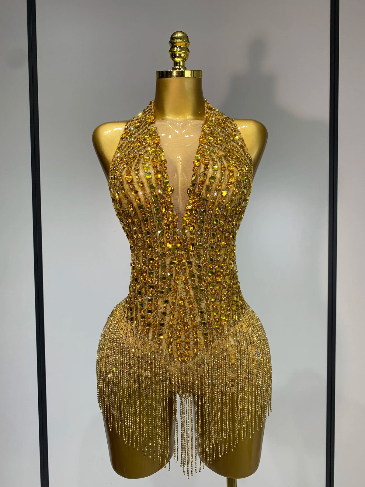 Golden Sun Bodysuit Dress