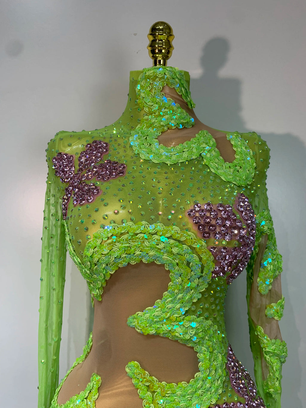 Garden Path Sequin Mini Dress