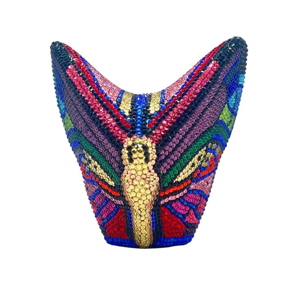 Butterfly Crystal Rhinestone Clutch Purse