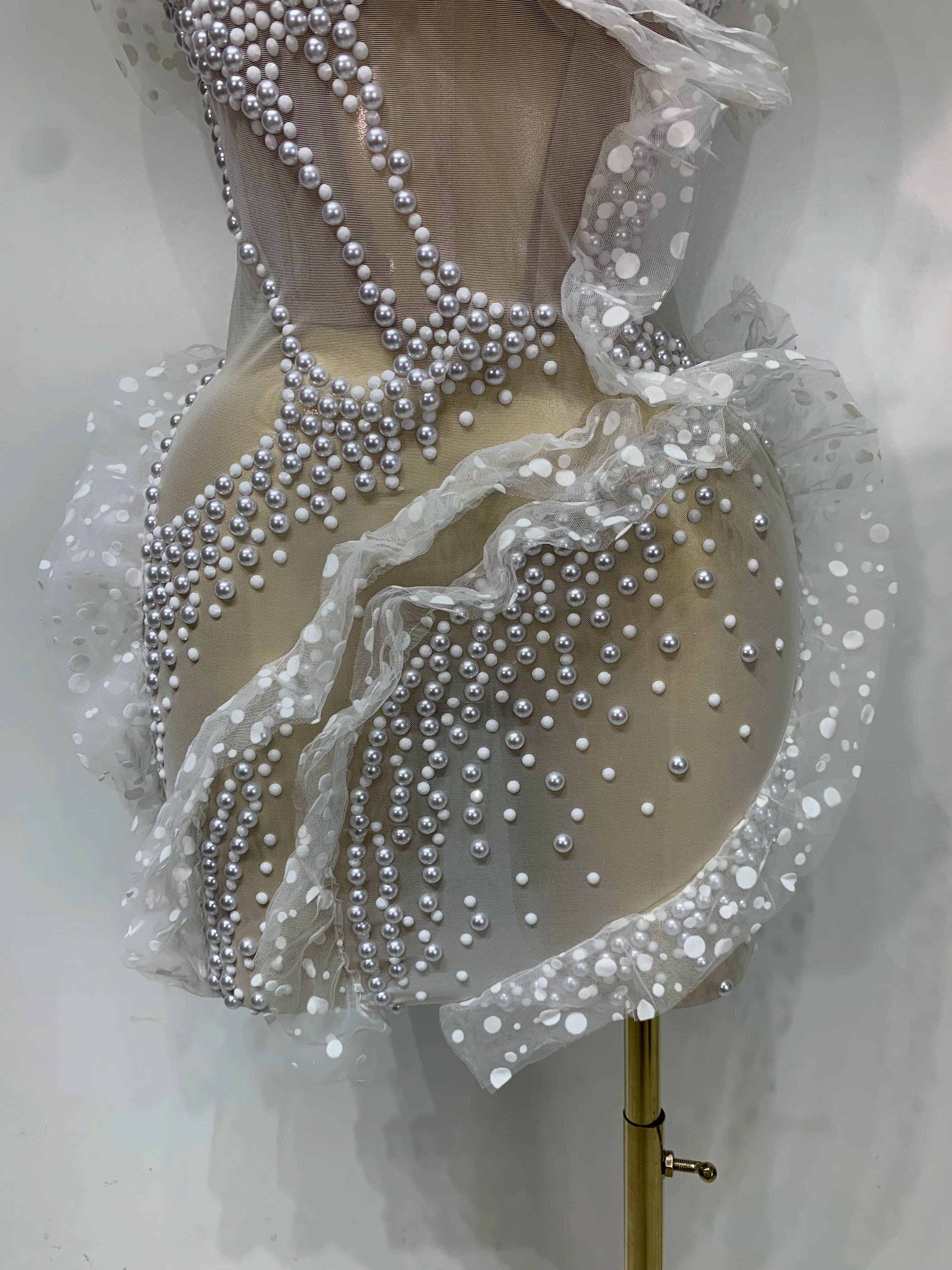 Pearl Mesh Dress