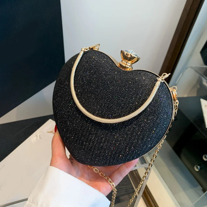Heart Sparkle Clutch