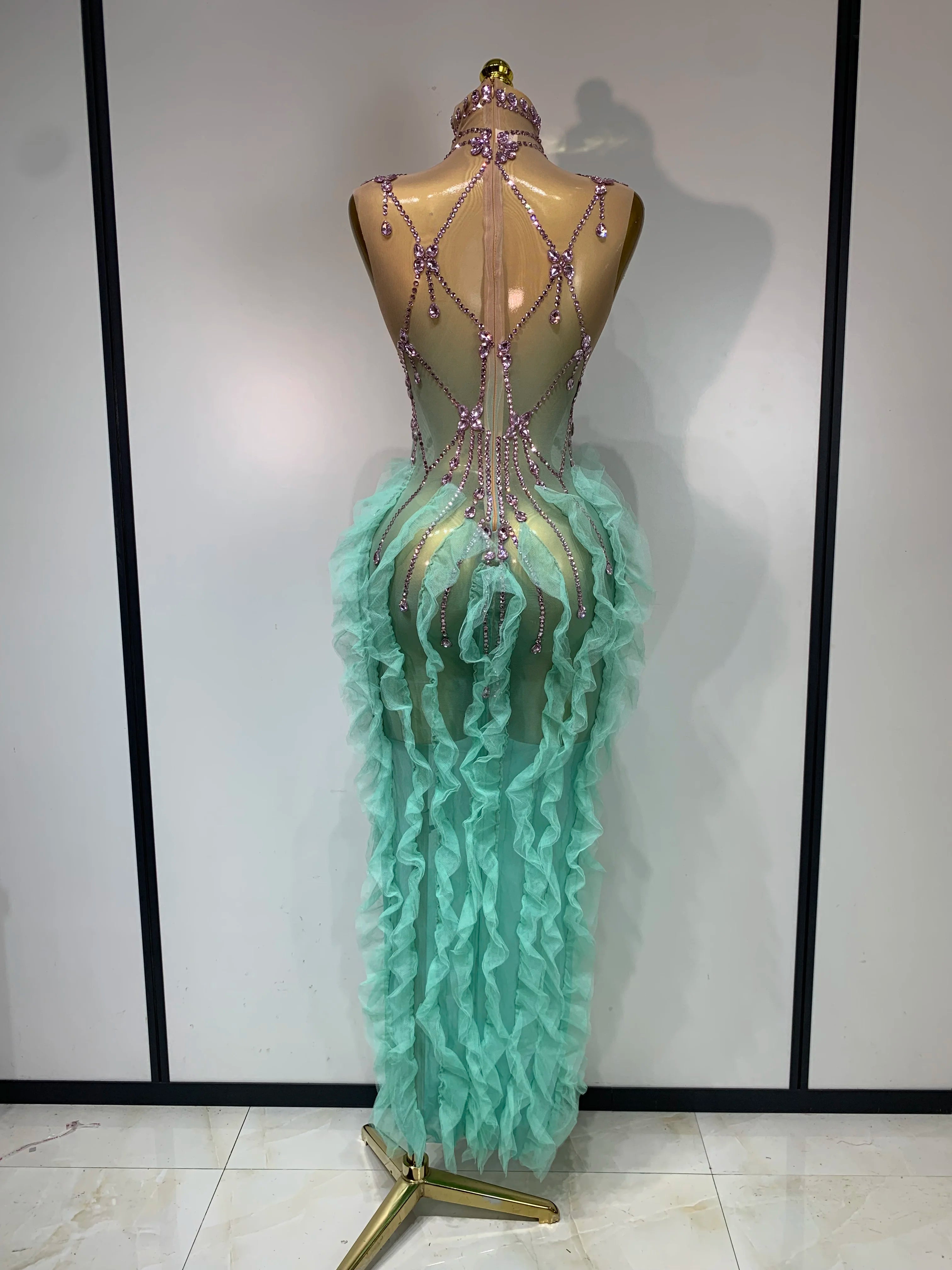 Love Mermaid Mesh Dress