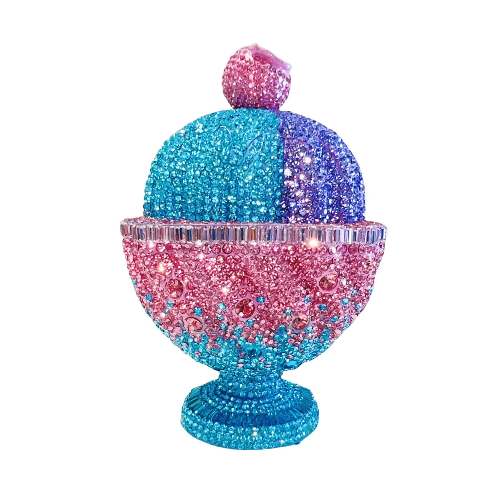 Ice Cream Cup Crystal Clutch