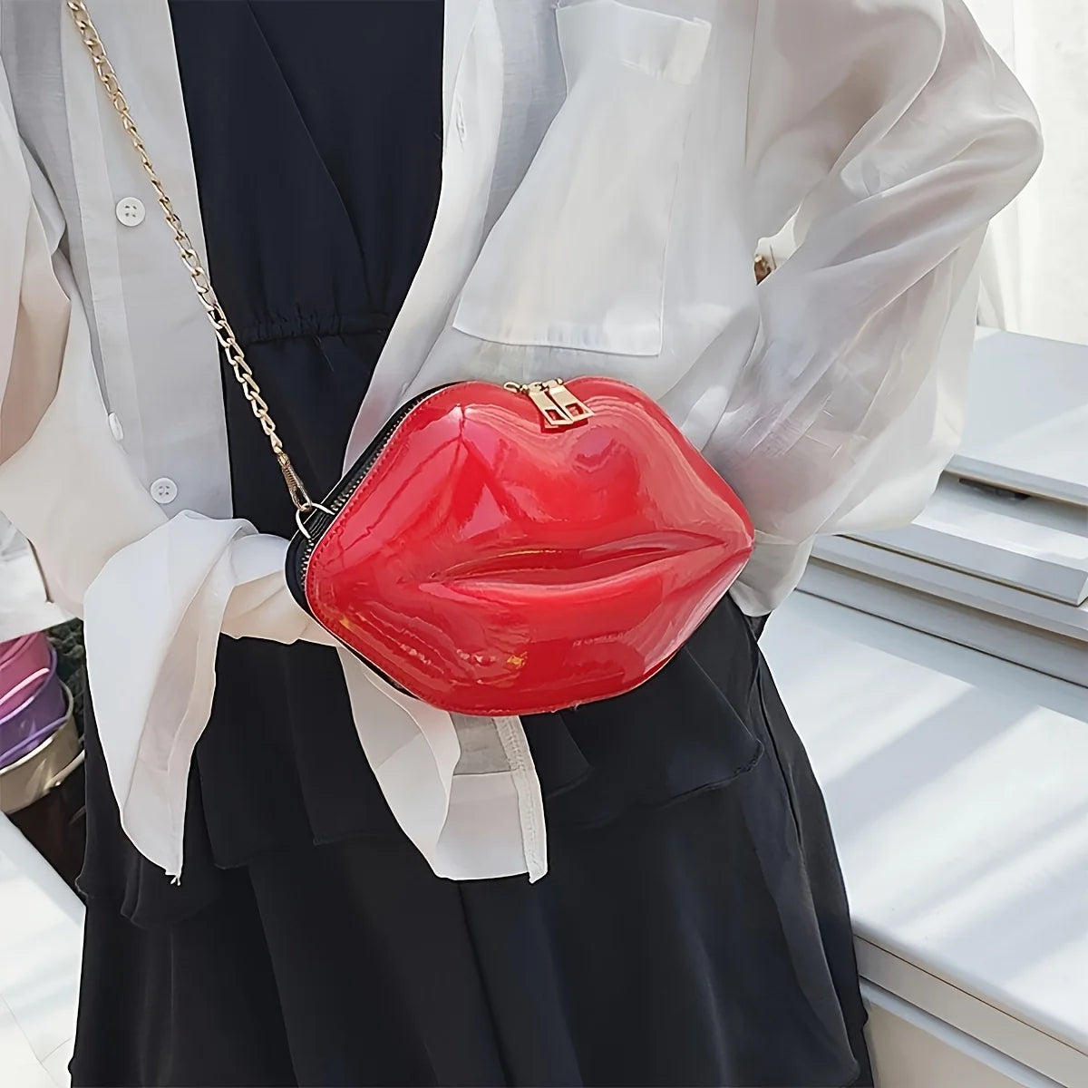 Lip Shaped Bag