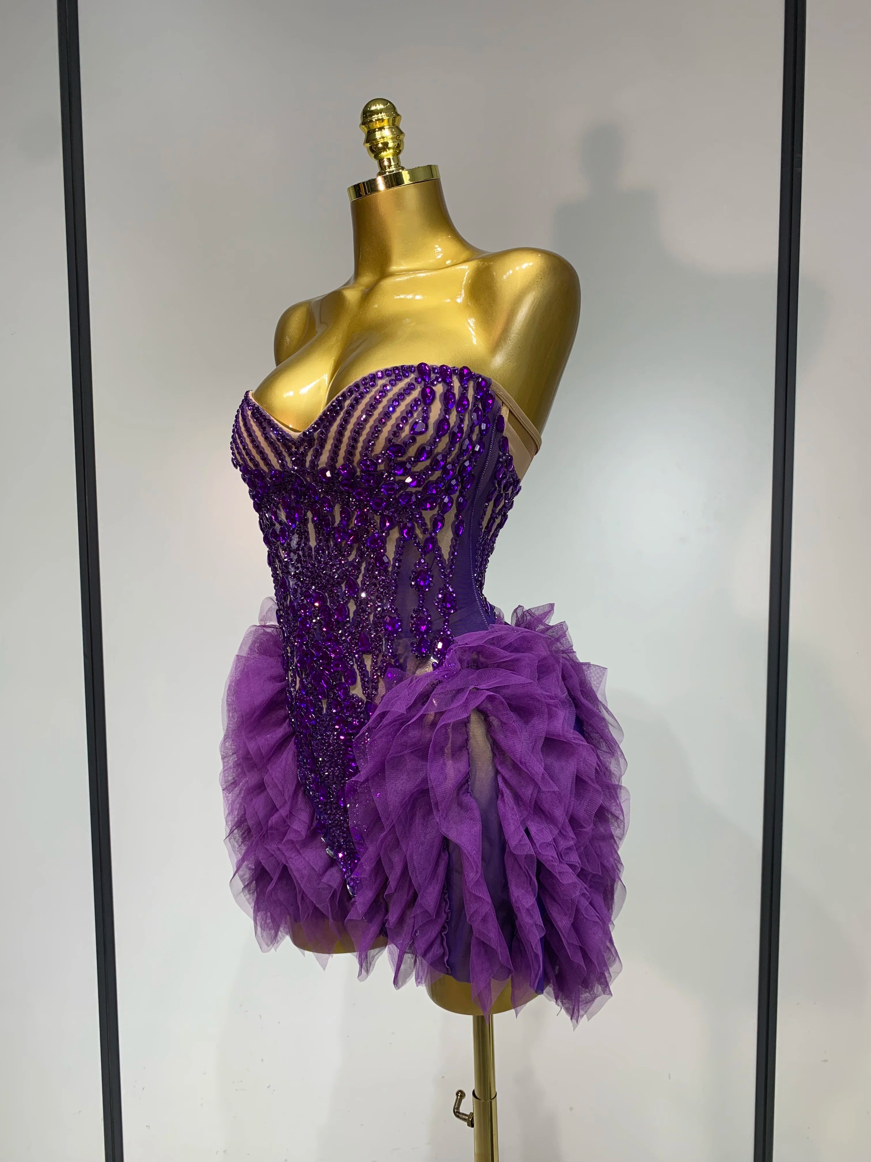 Deep Purple Amethyst Dress