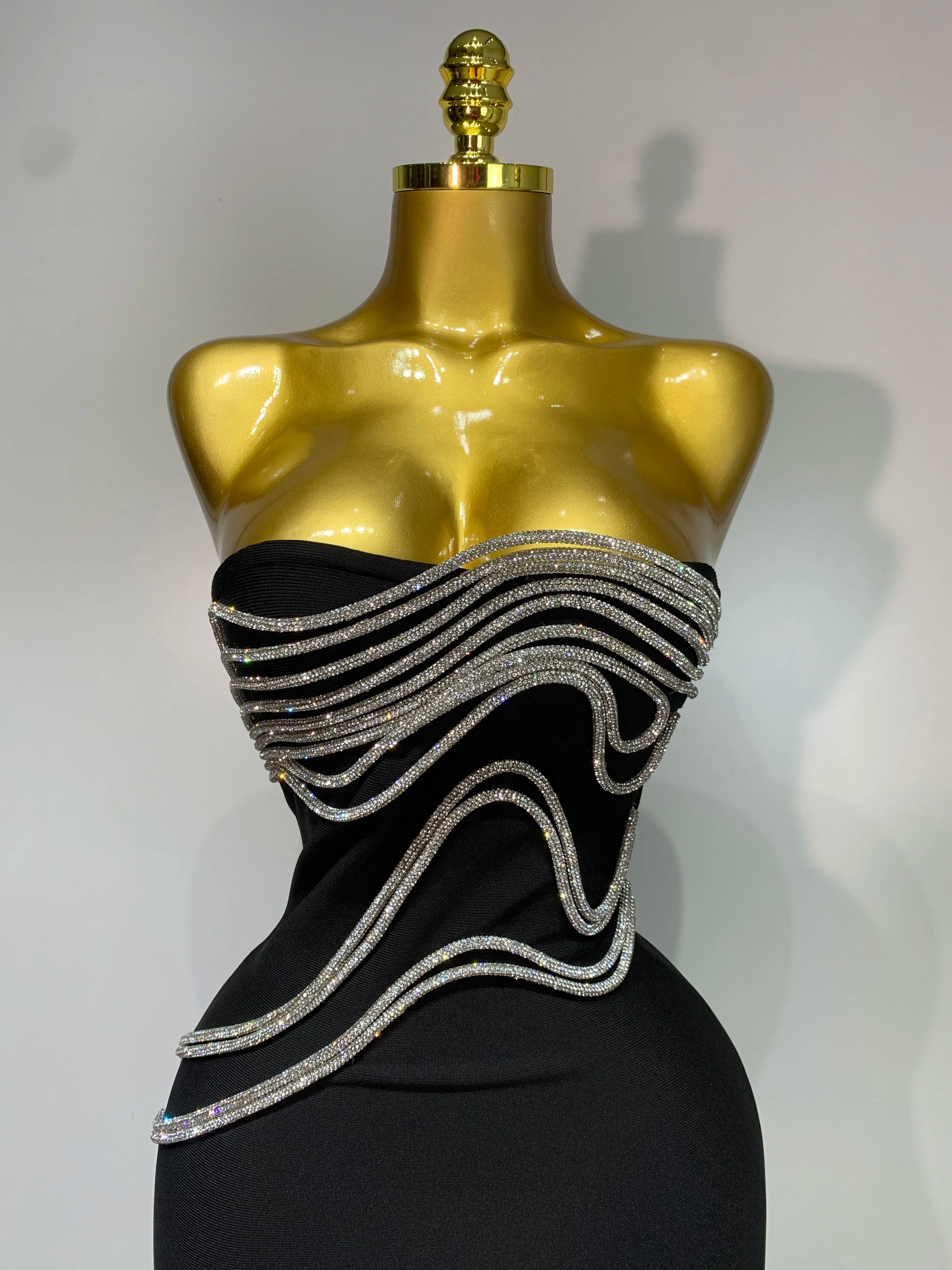 Diamond Lines Bodycon Dress
