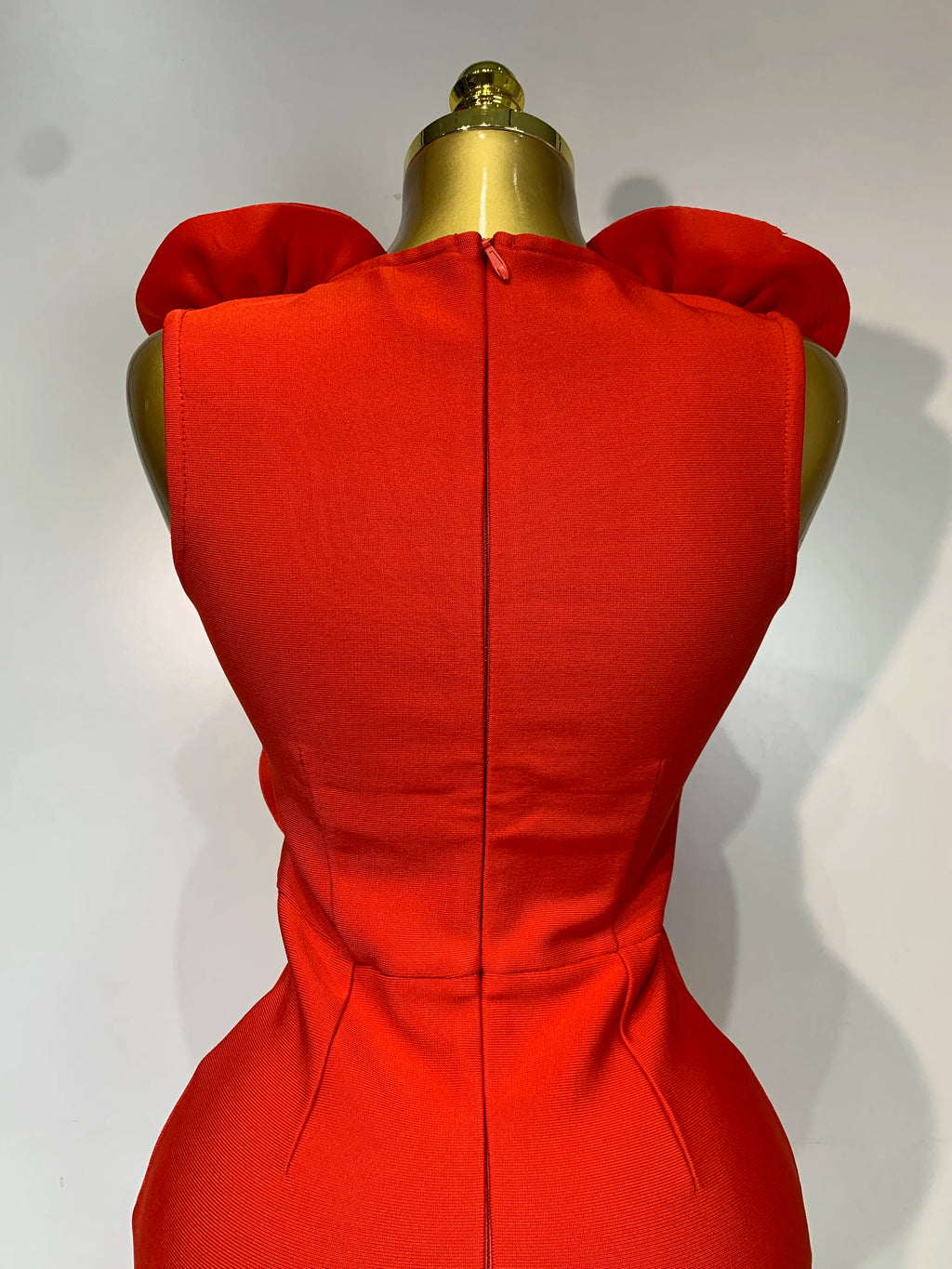 Rose V Neck Mesh 3D Flower Dress