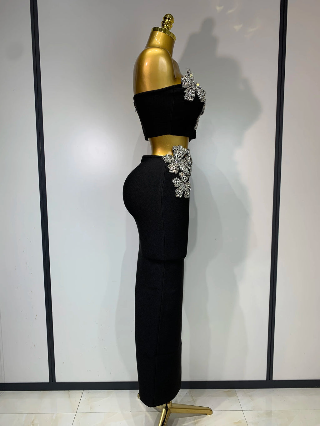 Flower Diamonds Two Piece Set