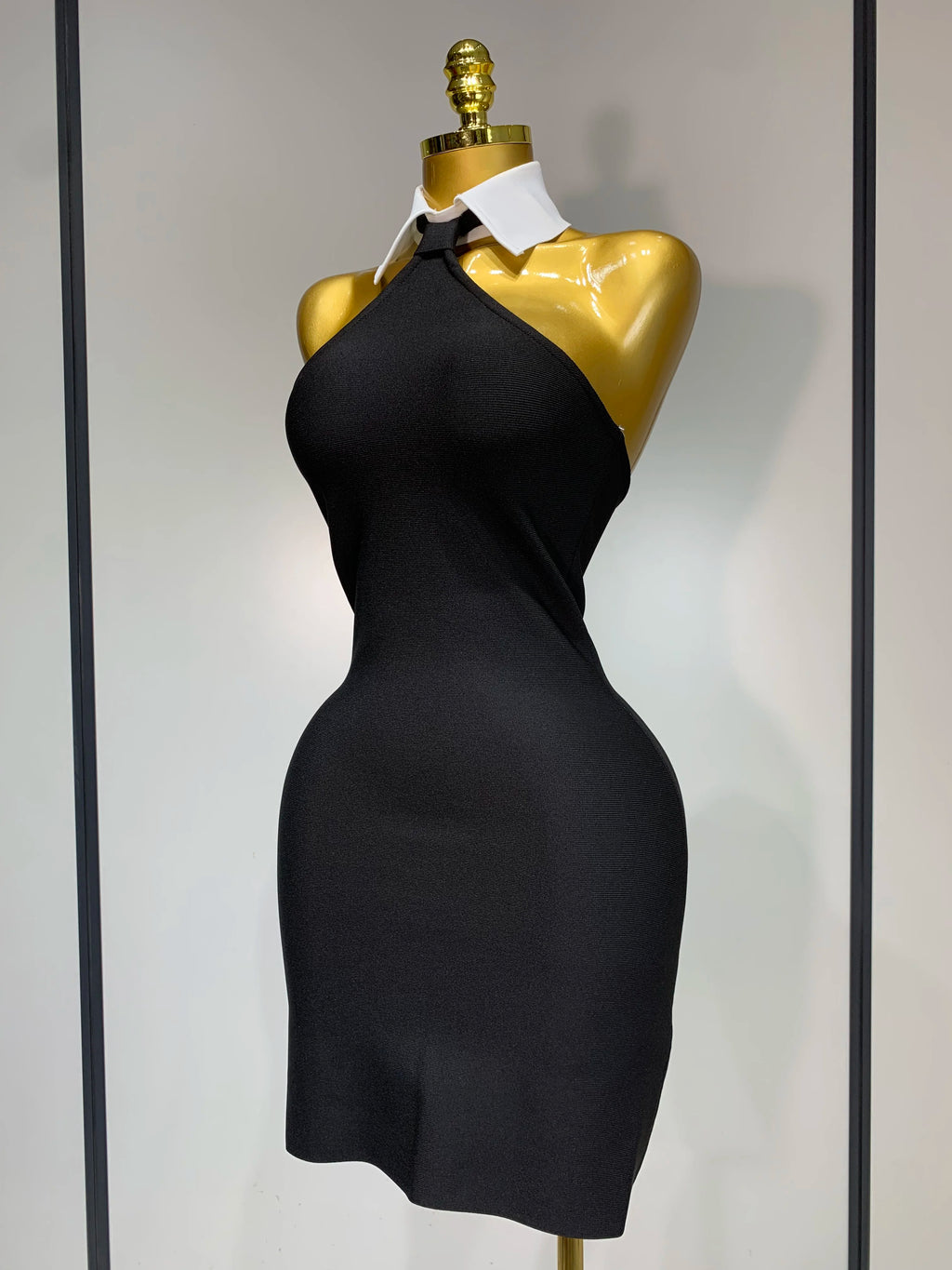 Ms Teacher Black Bodycon Dress
