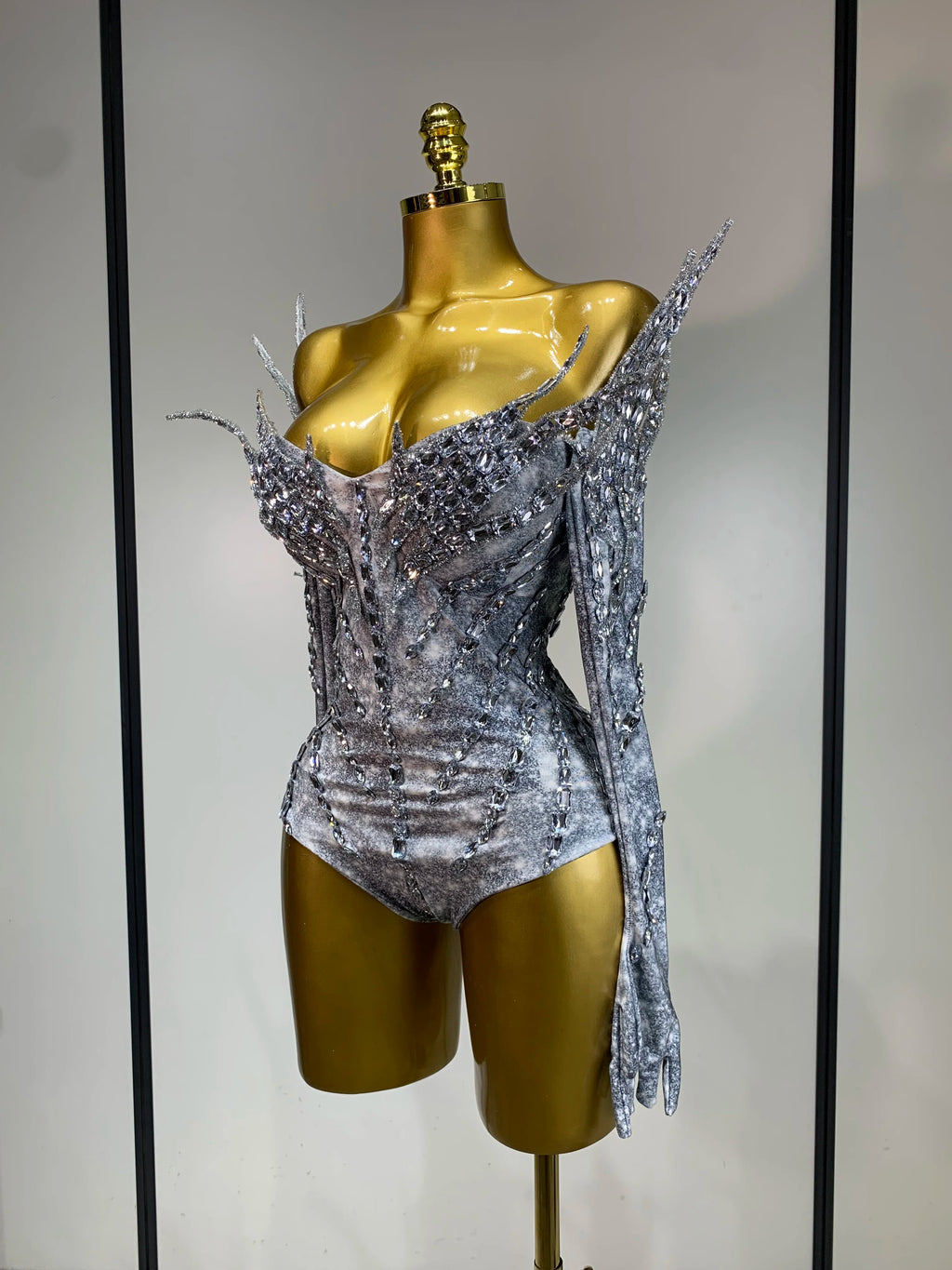Silver Flame Bodysuit