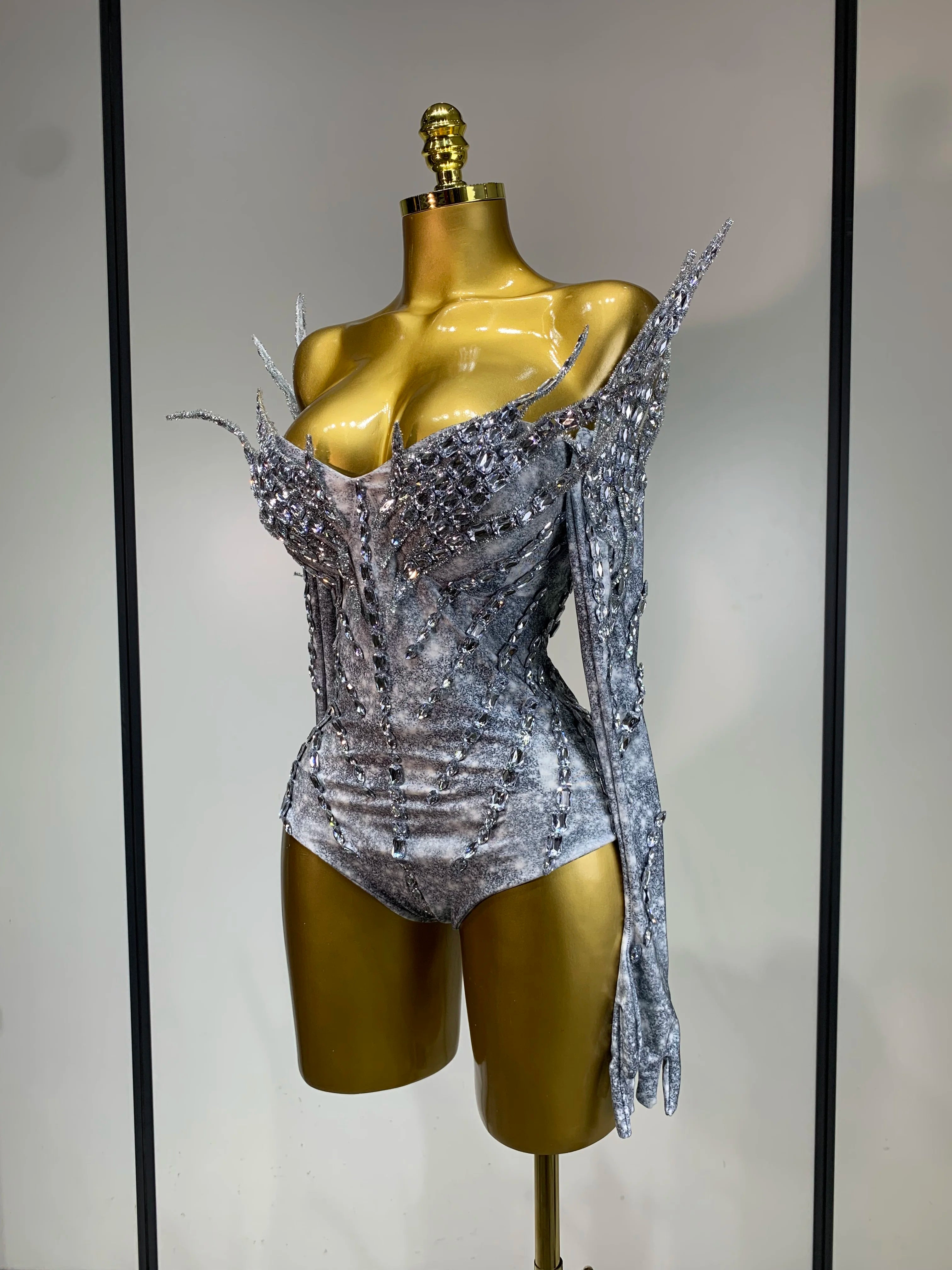 Silver Flame Bodysuit