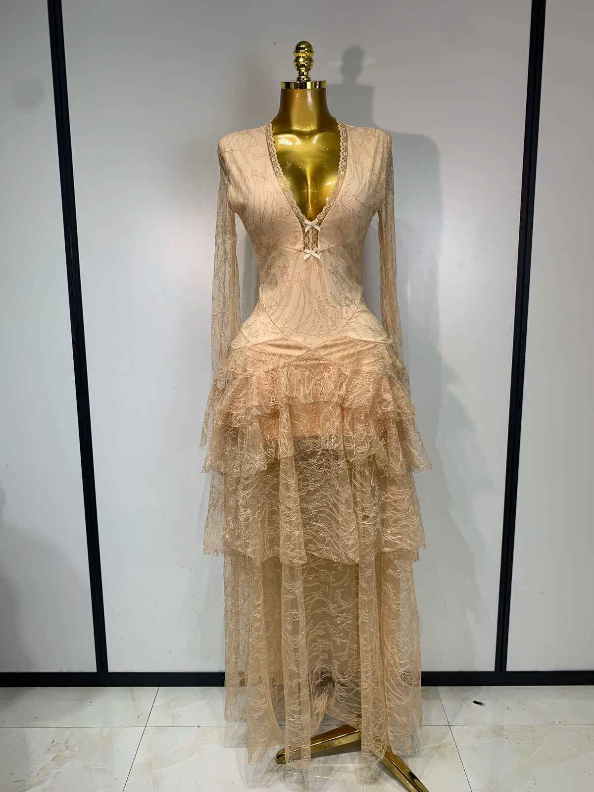 Lunabelle Long Sleeve Dress