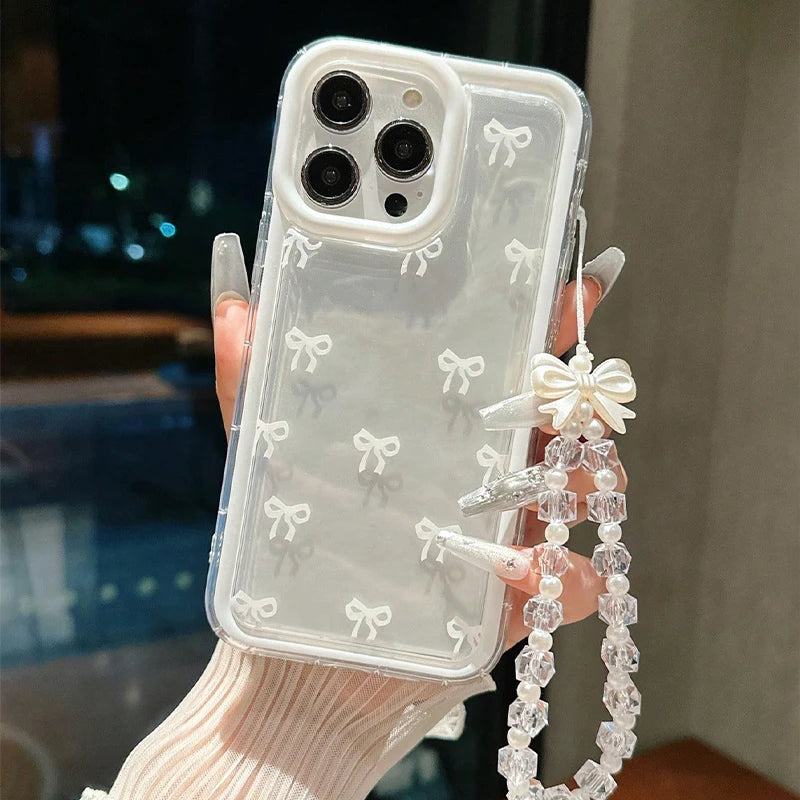 Bow Clear Phone Case